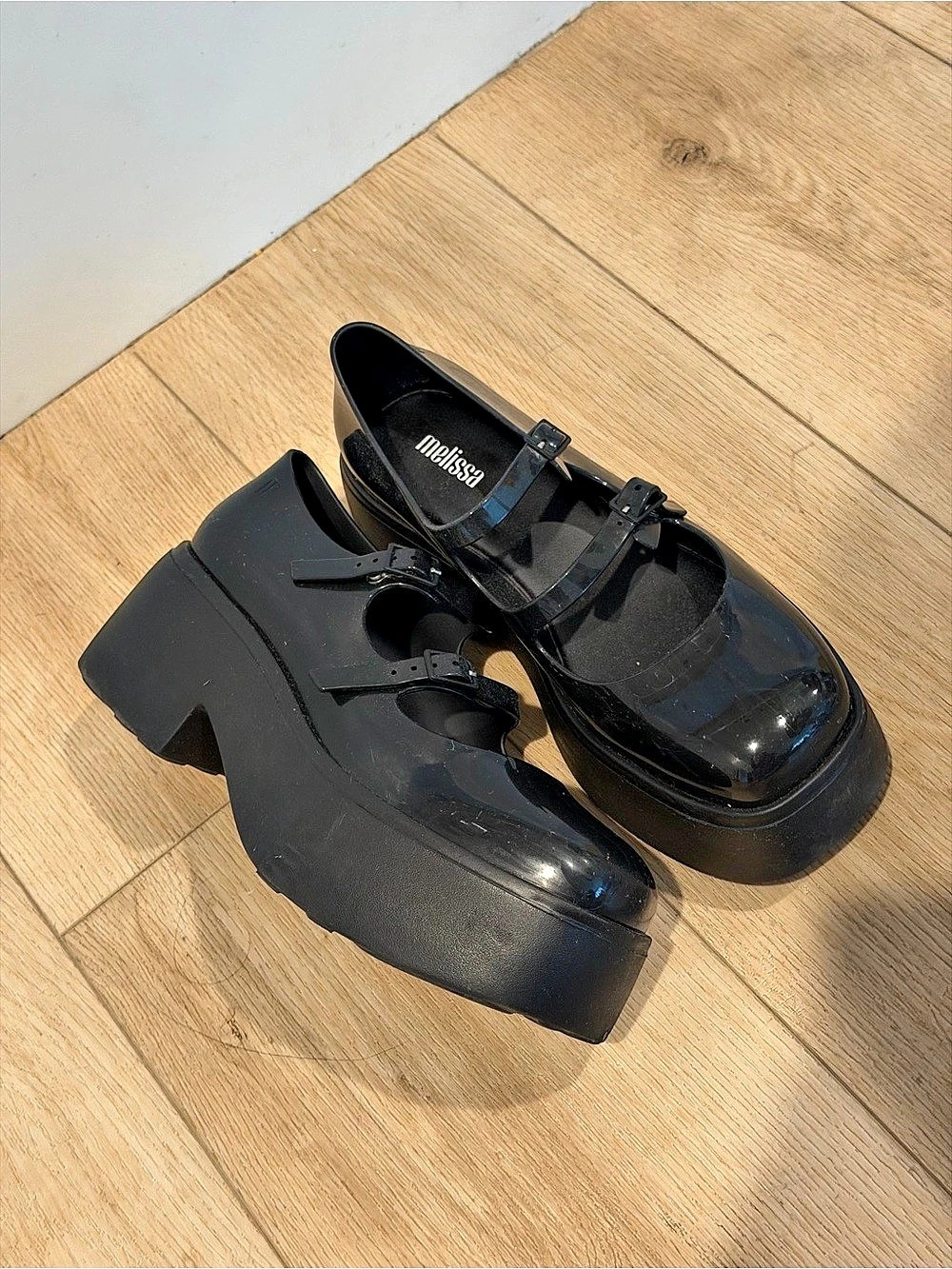Melissa Farah Platform Mary Jane Black US 6